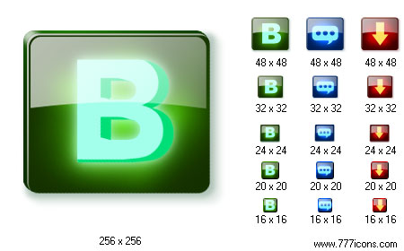 Blog Icons for Windows 7
