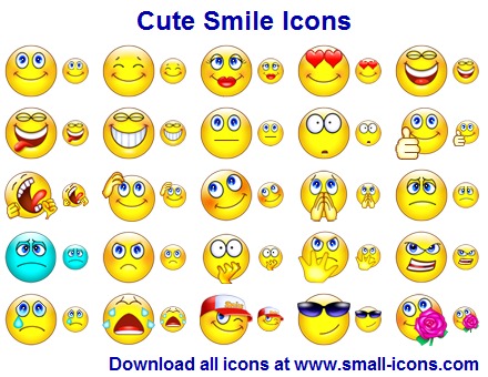 Screenshot for Cute Smile Icons 2011.1