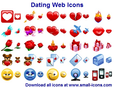 Click to view Dating Web Icons 2011.1 screenshot