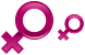 Female symbol icons