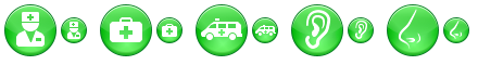 Green Medical Icons