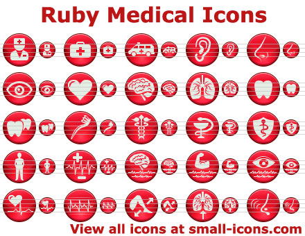 Click to view Ruby Medical Icons 2012 screenshot