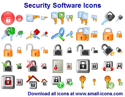Click to view Security Software Icons 2011.1 screenshot
