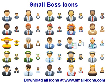 Click to view Small Boss Icons 2011.1 screenshot