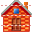 Brick house icon