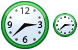 Clock icons