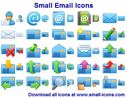 Screenshot for Small Email Icons 2011.1