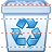 Full trash can icon