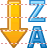 Sorting Z-A icon