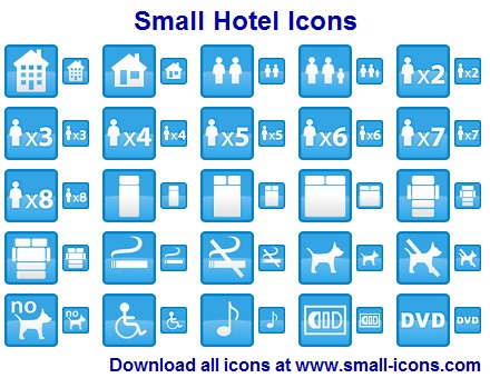 Click to view Small Hotel Icons 2011.1 screenshot