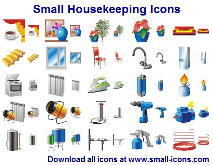 Click to view Small Housekeeping Icons 2011.1 screenshot