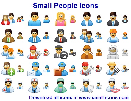 Click to view Small People Icons 2011.1 screenshot