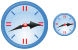 Clock icons